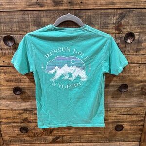 Jackson Hole Wyoming Kids T-Shirt - Teal